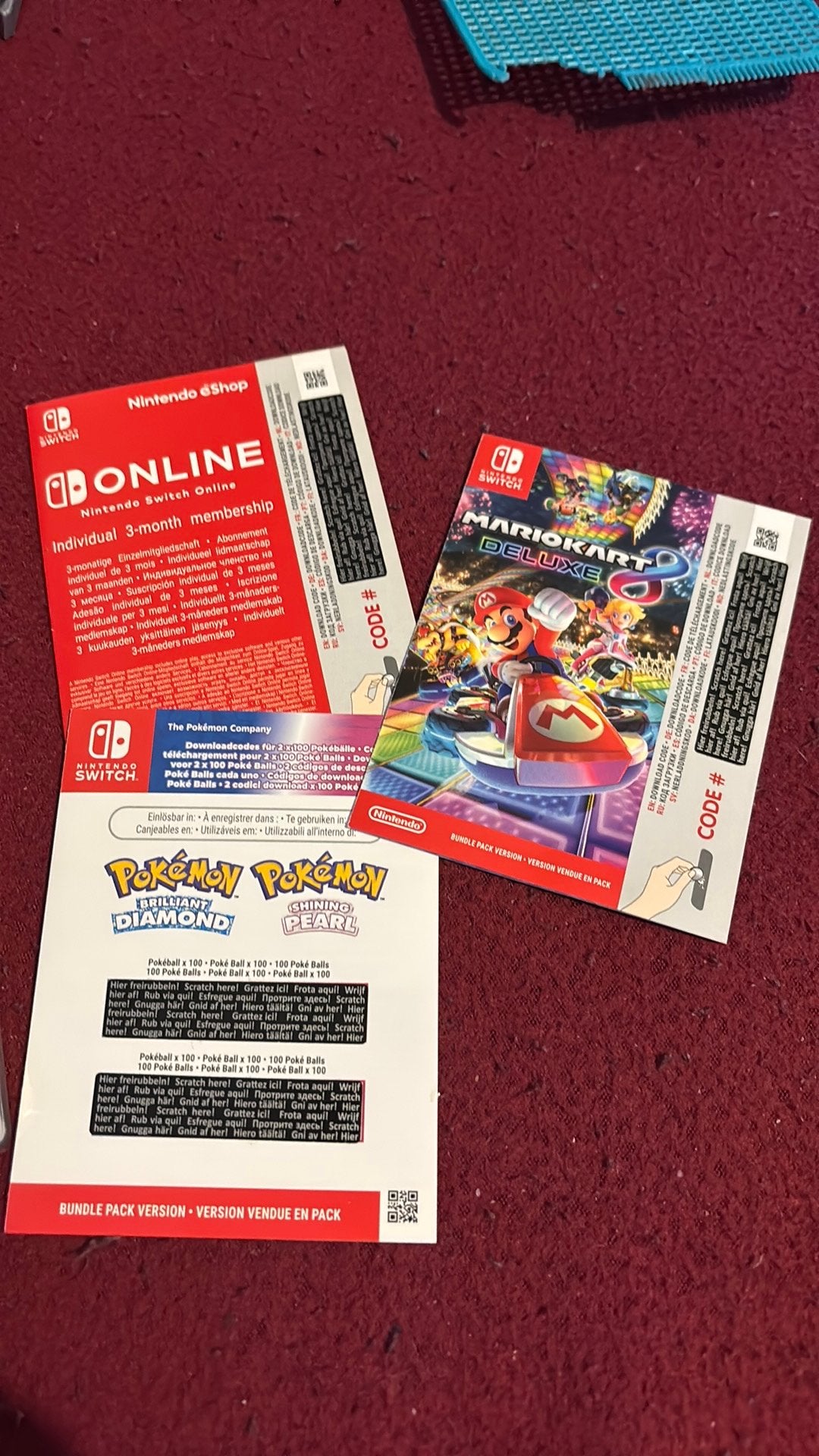 Pokémon nitendo switch spel + downloadcodes 2x100 poké balls, Games en Spelcomputers, Ophalen, Met games, Nieuw, Zonder controller