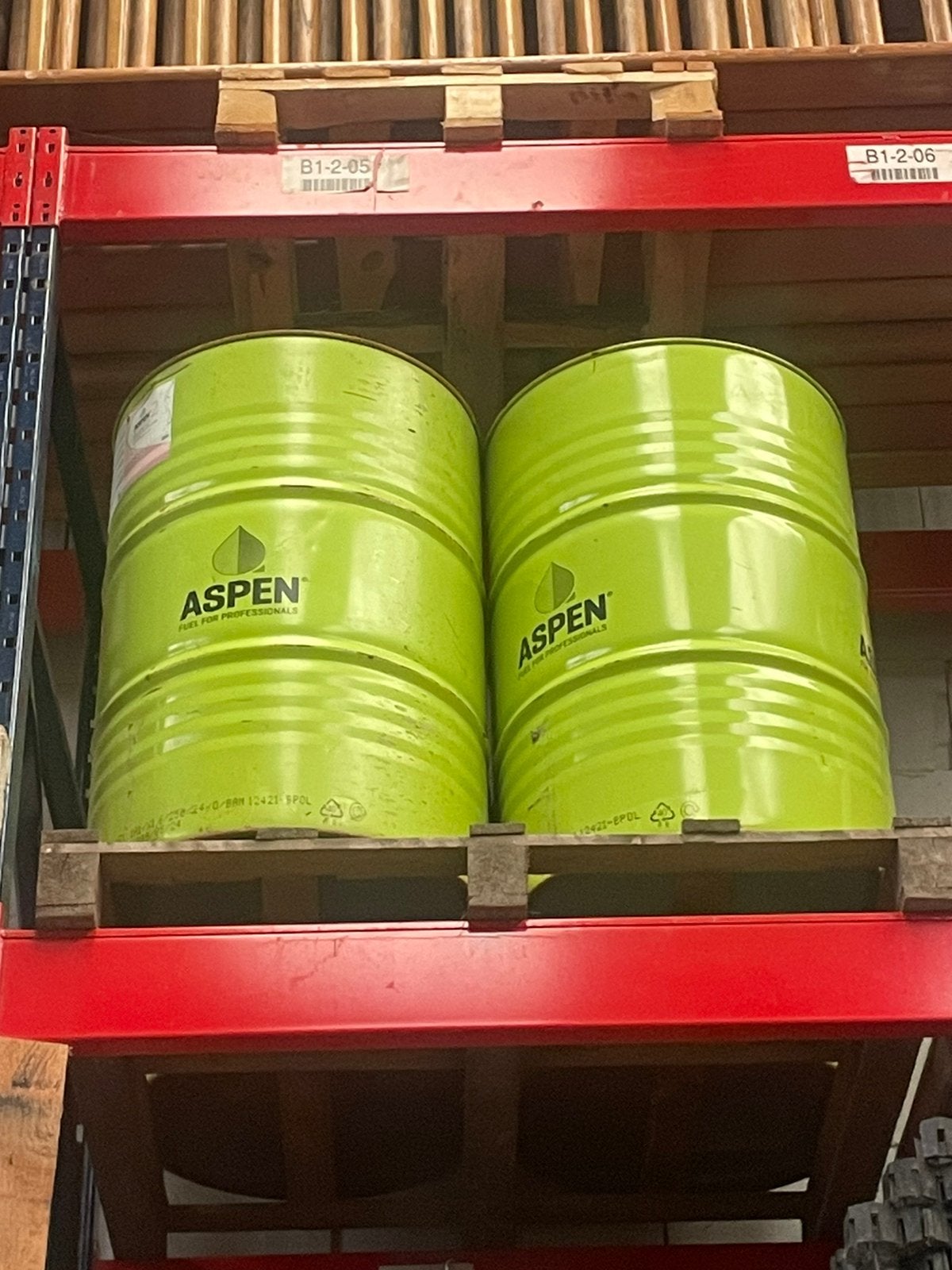 Olievaten, Ophalen, Zo goed als nieuw