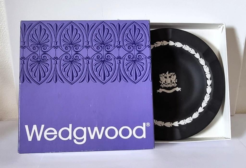 Wedgwood porselein, Basalt zwart Black, schaal., Ophalen of Verzenden