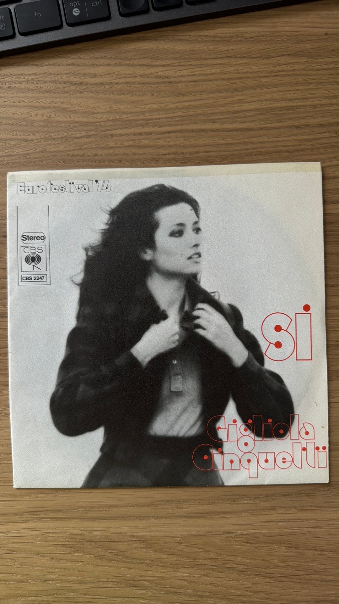 Gigliola Cinquetti – Si – originele 45 toeren single, CD & DVD, Enlèvement, Utilisé