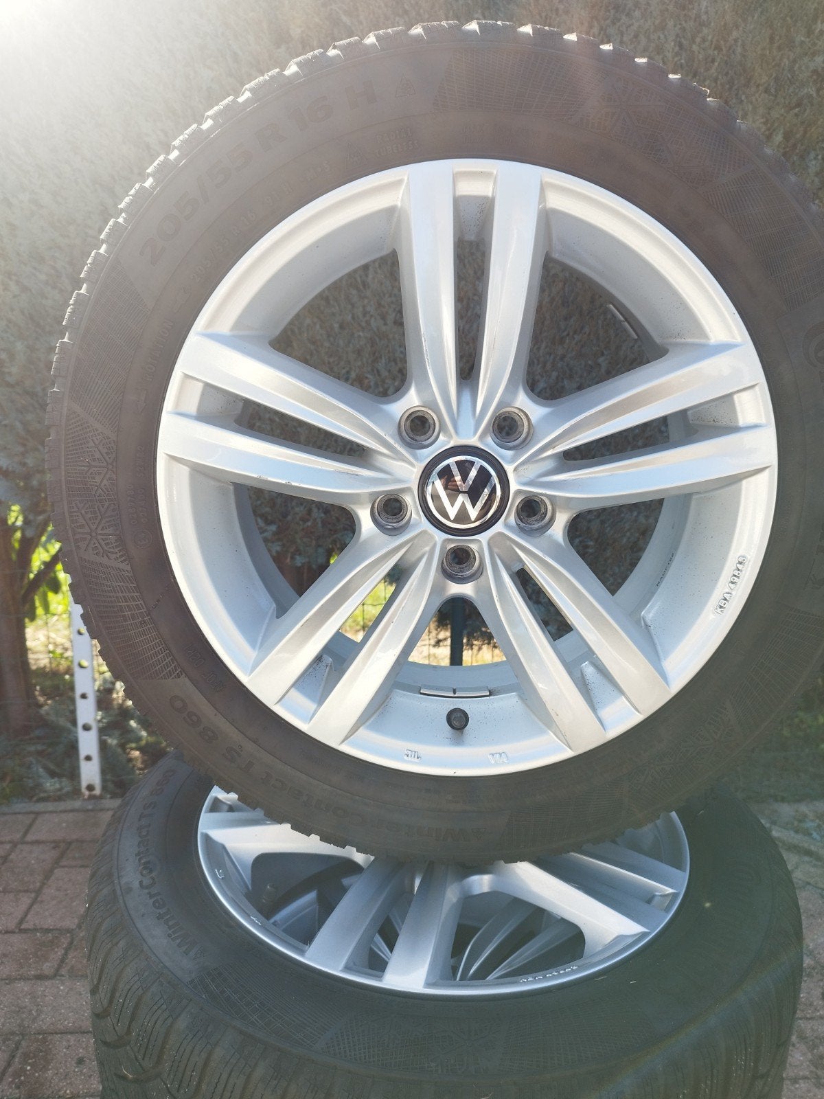 Pneus d'hiver Continental 205/55/R16 VW/Golf/Candy/Touran/EO, Autos : Pièces & Accessoires, Pneus hiver, 16 pouces, Véhicule de tourisme