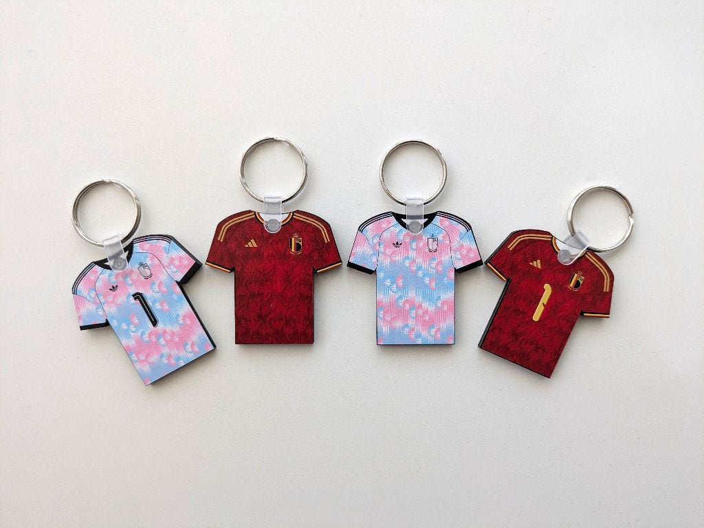 Gepersonaliseerde Voetbalshirt Sleutelhanger, Ophalen of Verzenden, Nieuw, Overige typen