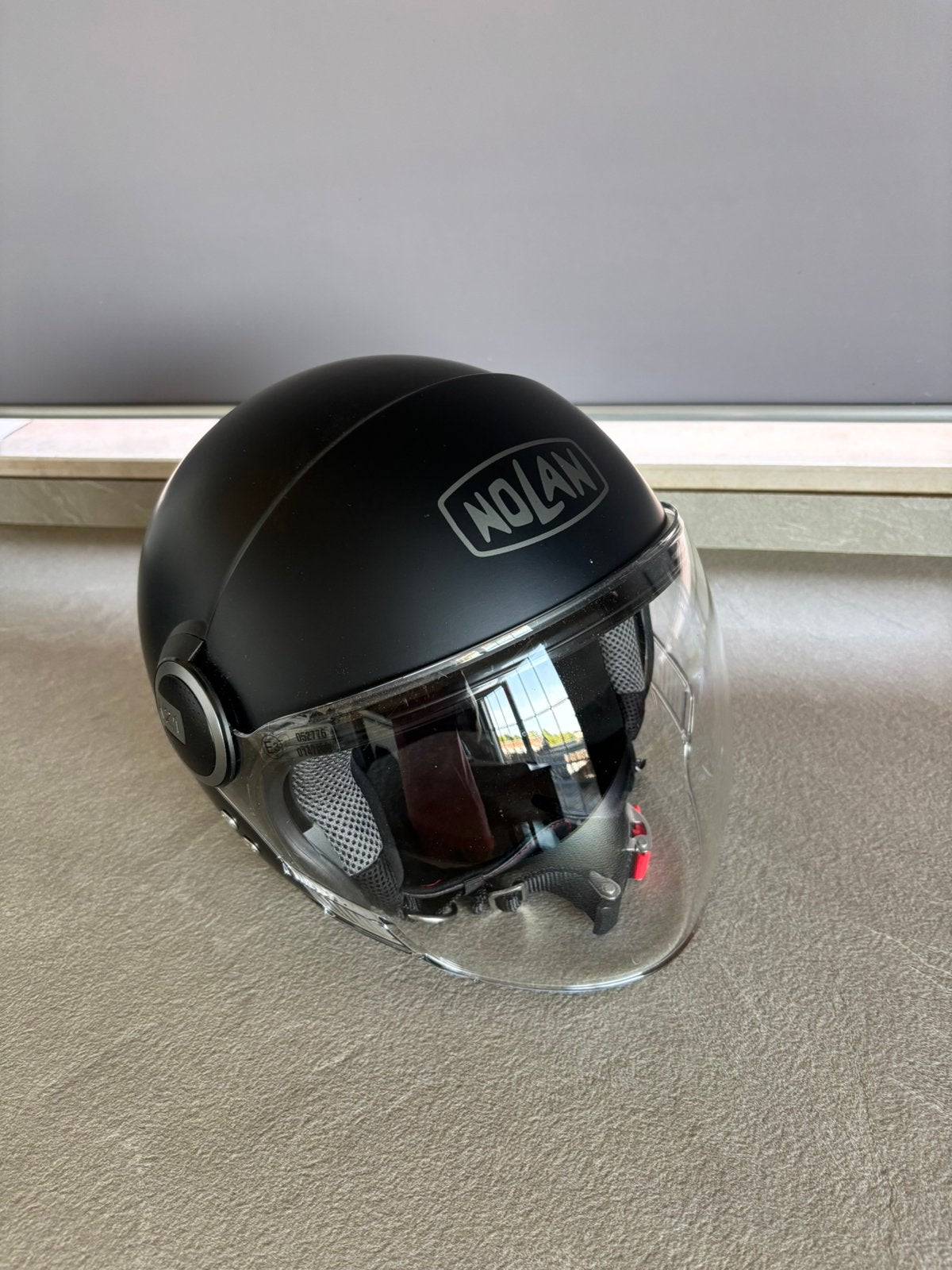Nolan N21 Visor jethelm – zwart – zeer goede staat, Motoren, Kleding | Motorhelmen, Ophalen, L, Jethelm, Nolan