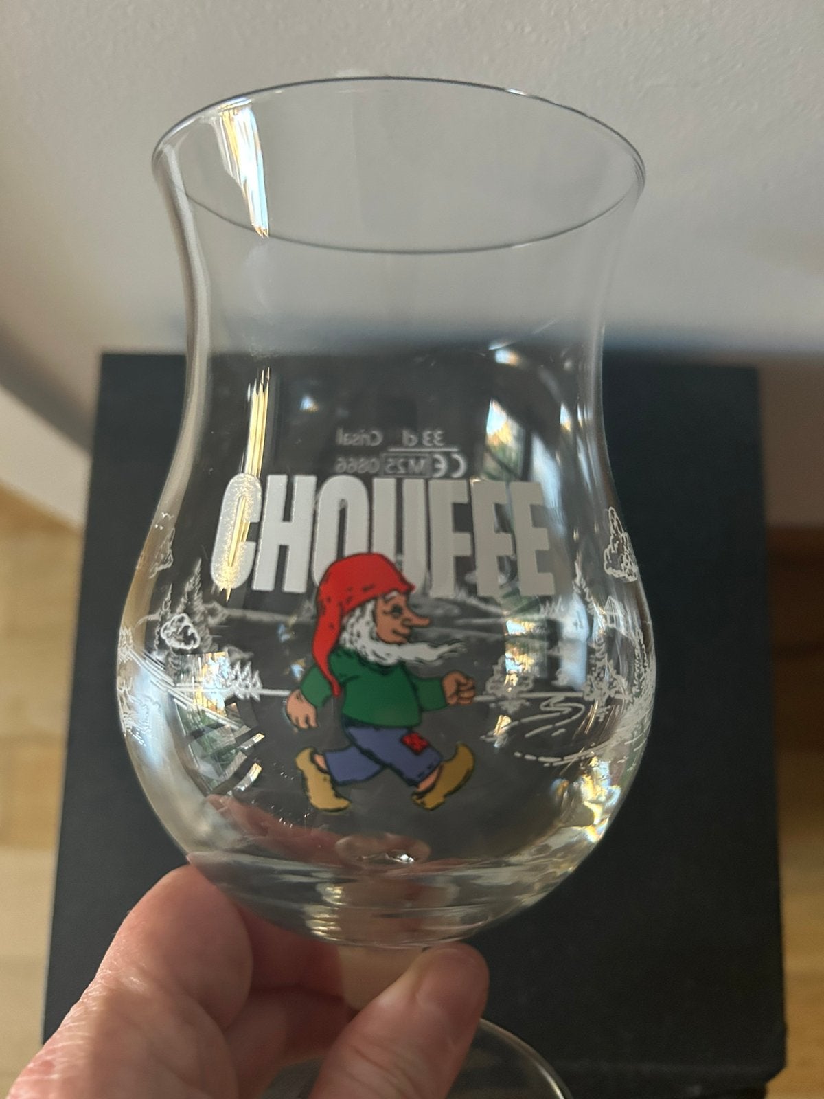 Verres à bière Chouffe 33cl, Enlèvement, Comme neuf