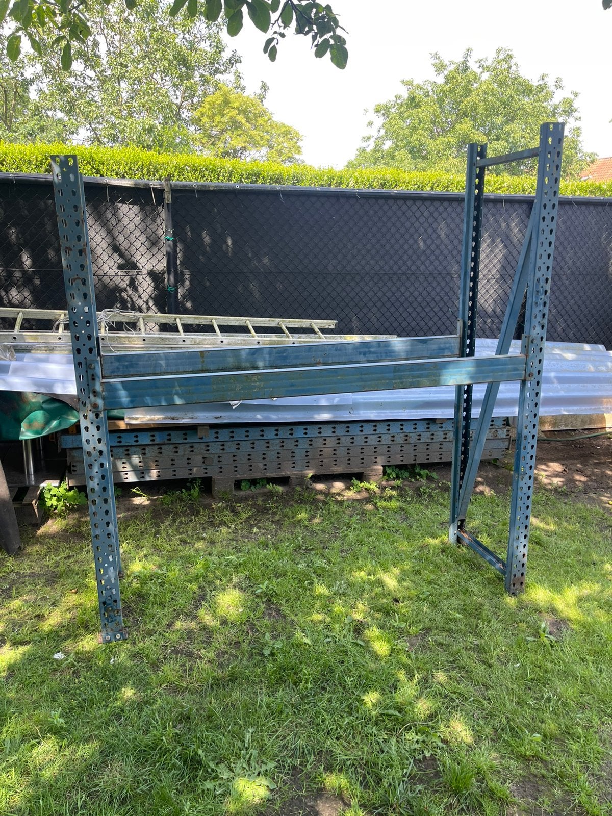 Palletstelling/garage rek, Ophalen