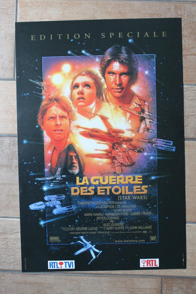 filmaffiche Star Wars A New Hope filmposter, Verzamelen, Posters, Rechthoekig Staand, Ophalen of Verzenden, Zo goed als nieuw