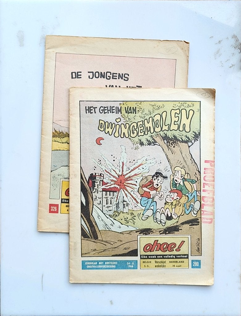 2 x Ohee weekblad - zeldzaam stripbladen ! - 1968- 1969, Ophalen of Verzenden