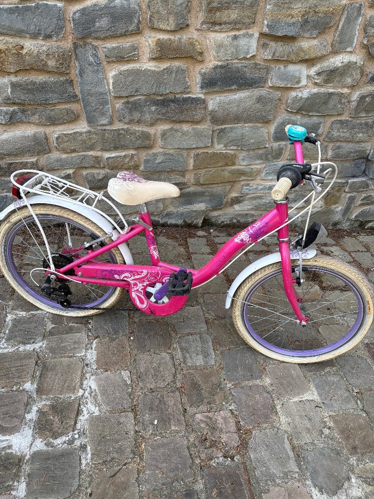 Vélo fille, Vitesses, Frein sur jante, Utilisé, 20 pouces