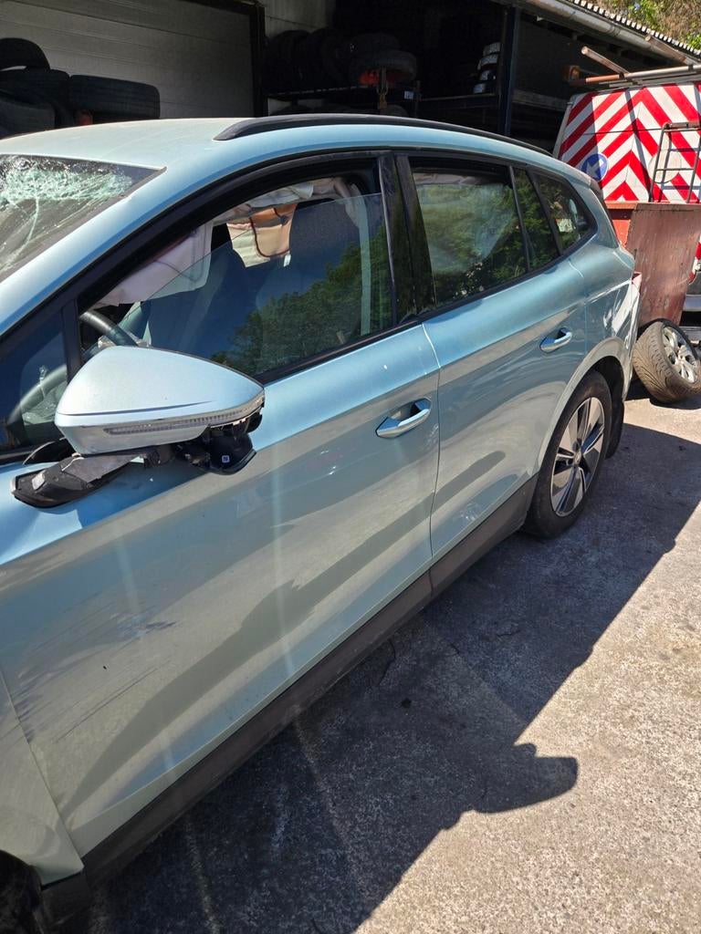 Skoda Enyaq IV 60   artic grey accident te koop voor opmaak, Autos, Cuir, Achat, Particulier, Enyaq