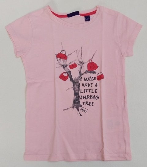 Lichtroze t-shirt van Mexx - maat 5 - 6 jaar, Kinderen en Baby's, Kinderkleding | Maat 110, Mexx, Meisje, Ophalen of Verzenden