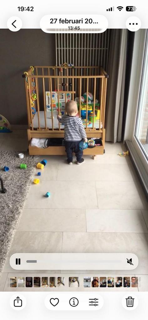 Mooi kinderpark in hoogte verstelbaar, Kinderen en Baby's, Ophalen, Zo goed als nieuw