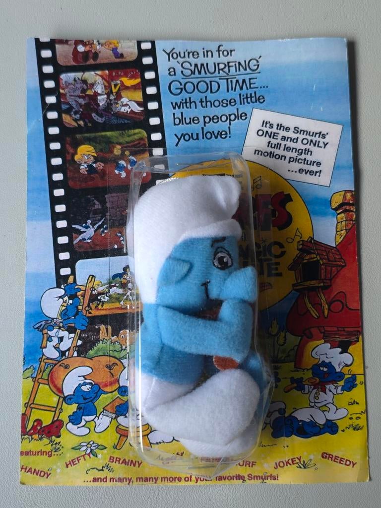 Porte-clé peluche schtroumpf, Collections, Schtroumpfs, Neuf, Poupée, Figurine ou Peluche, Autres Schtroumpfs, Envoi