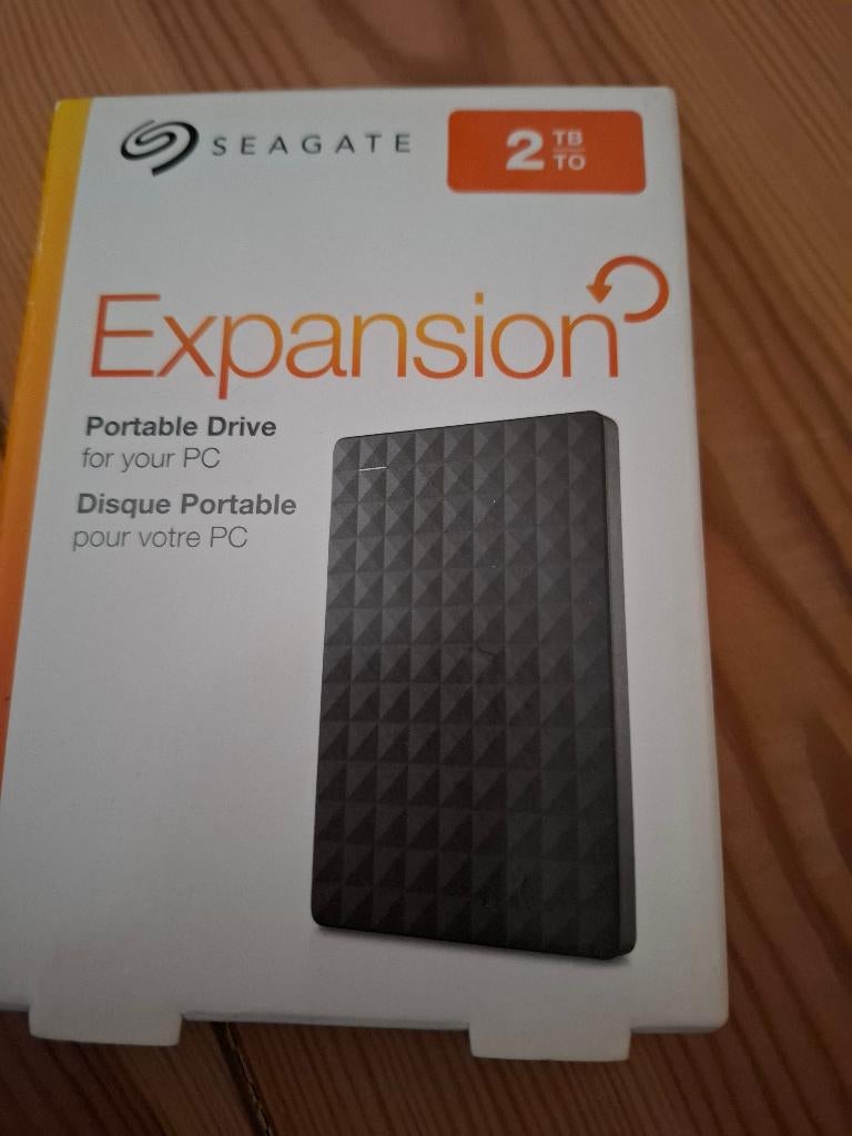 Seagate expansion 2 tb harde schijf, Ophalen of Verzenden, Nieuw, Seagate