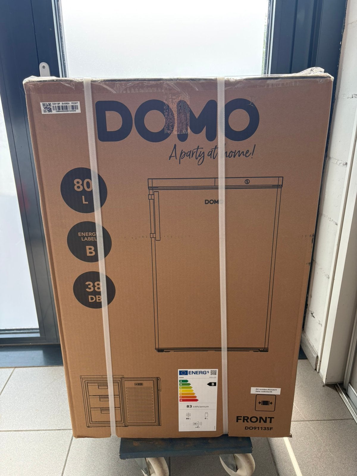 Gloednieuwe domo diepvries, Elektronische apparatuur, Ophalen, Zo goed als nieuw