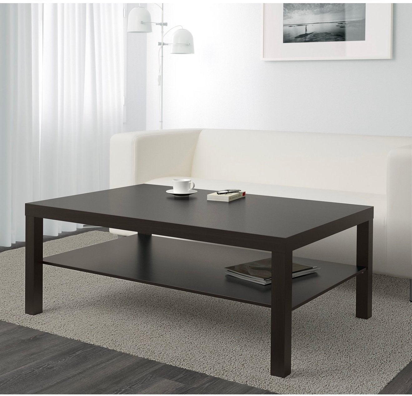 IKEA LACK Salontafel – Zwartbruin – €22, Huis en Inrichting, Ophalen, Zo goed als nieuw