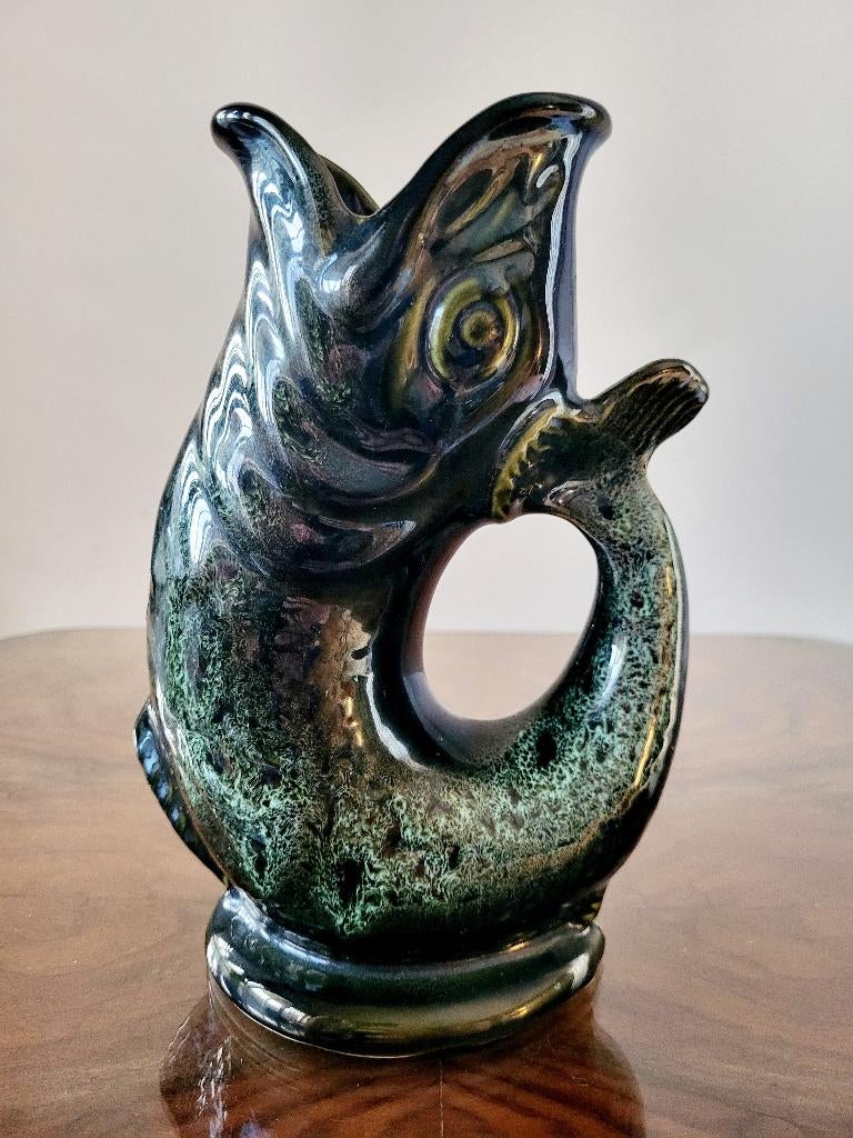 Cruche à eau ou vase en céramique vintage, Enlèvement ou Envoi