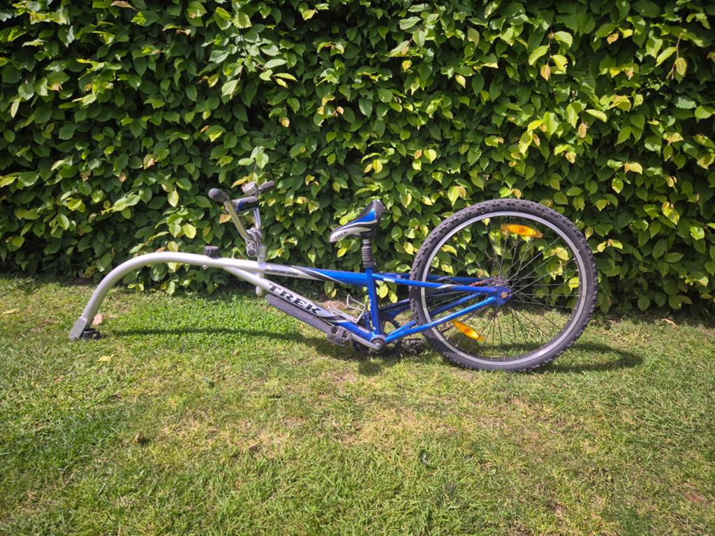 Remorque à vélo à vendre, Vélos & Vélomoteurs, Enlèvement, Vélo suiveur