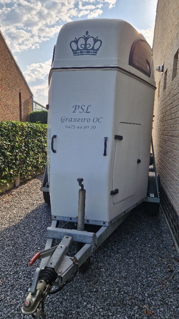 vernieuwde paardentrailer Atec Olympialine polyester 1 1/3, Ophalen, Gebruikt, Polyester, 1½-paards trailer