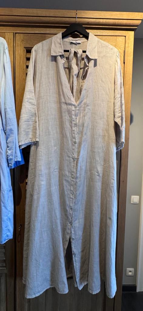 Linnen kleed LolaLiza maat 48 lang model, Kleding | Dames, Grote Maten, Ophalen of Verzenden, Zo goed als nieuw