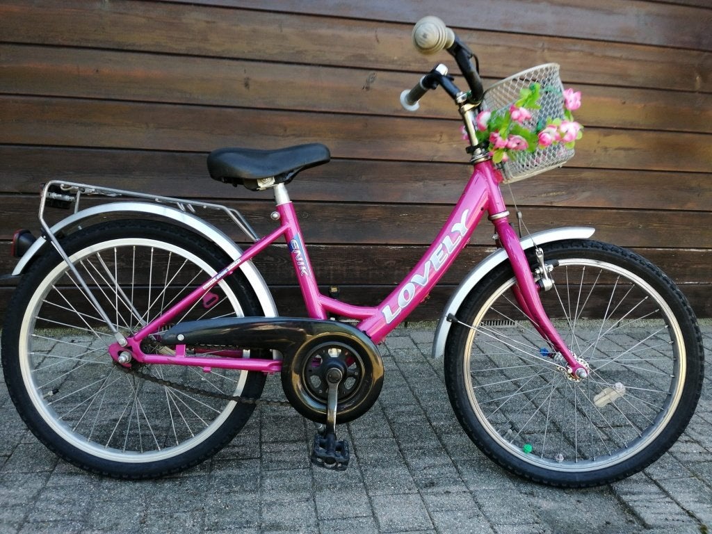 Fiets 20 inch, Fietsen en Brommers, Ophalen, Gebruikt, Enik, Terugtraprem