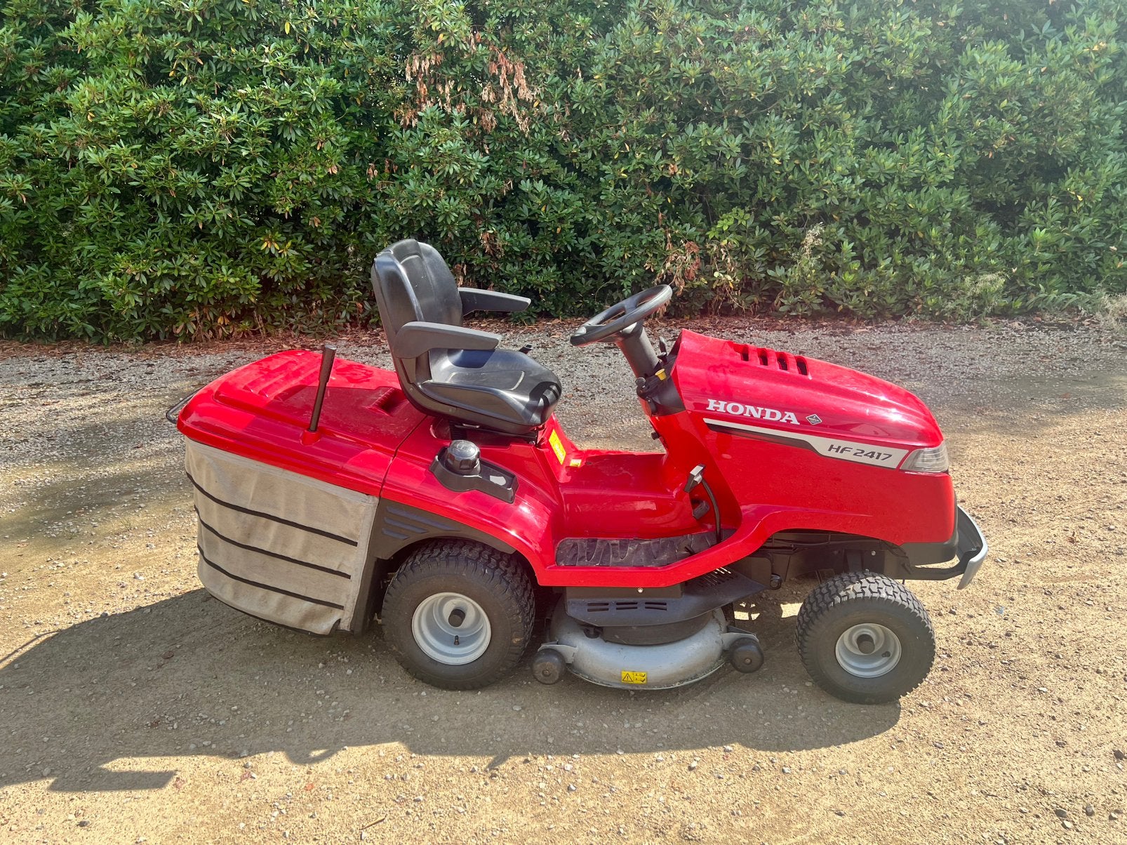 Honda HF2417, Tuin en Terras, Zitmaaiers, Ophalen, Zo goed als nieuw, Elektrische starter, 90 tot 120 cm