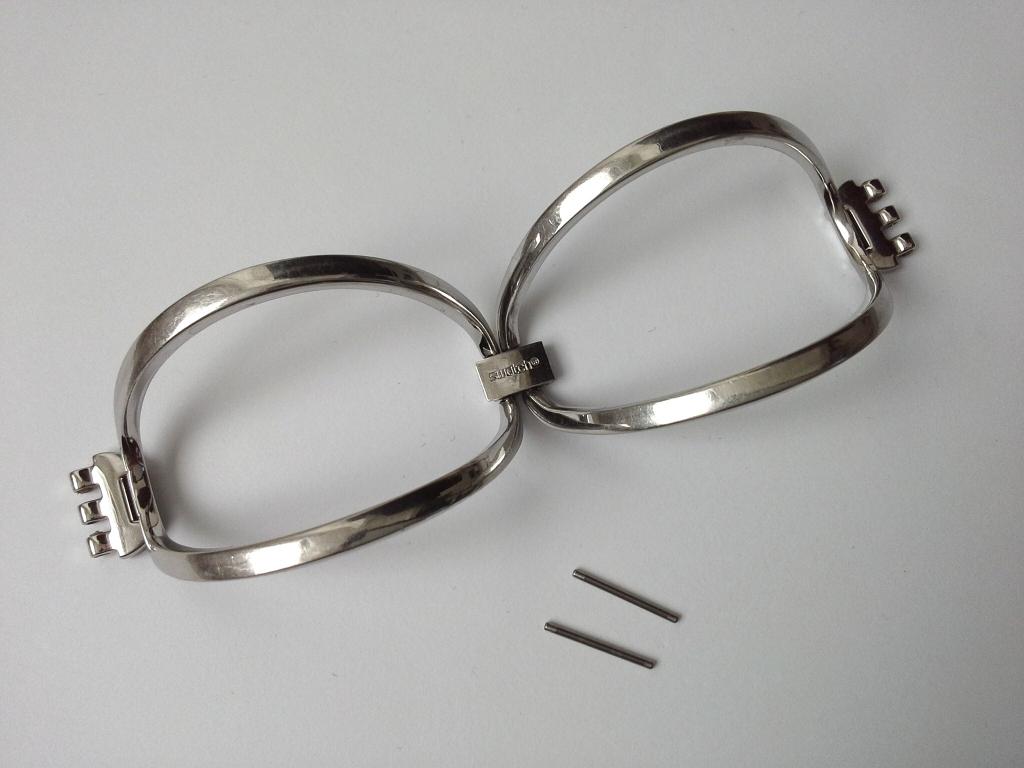 Bracelet de montre en inox Swatch Irony des années 2000, Swatch, Acier, Enlèvement, Utilisé