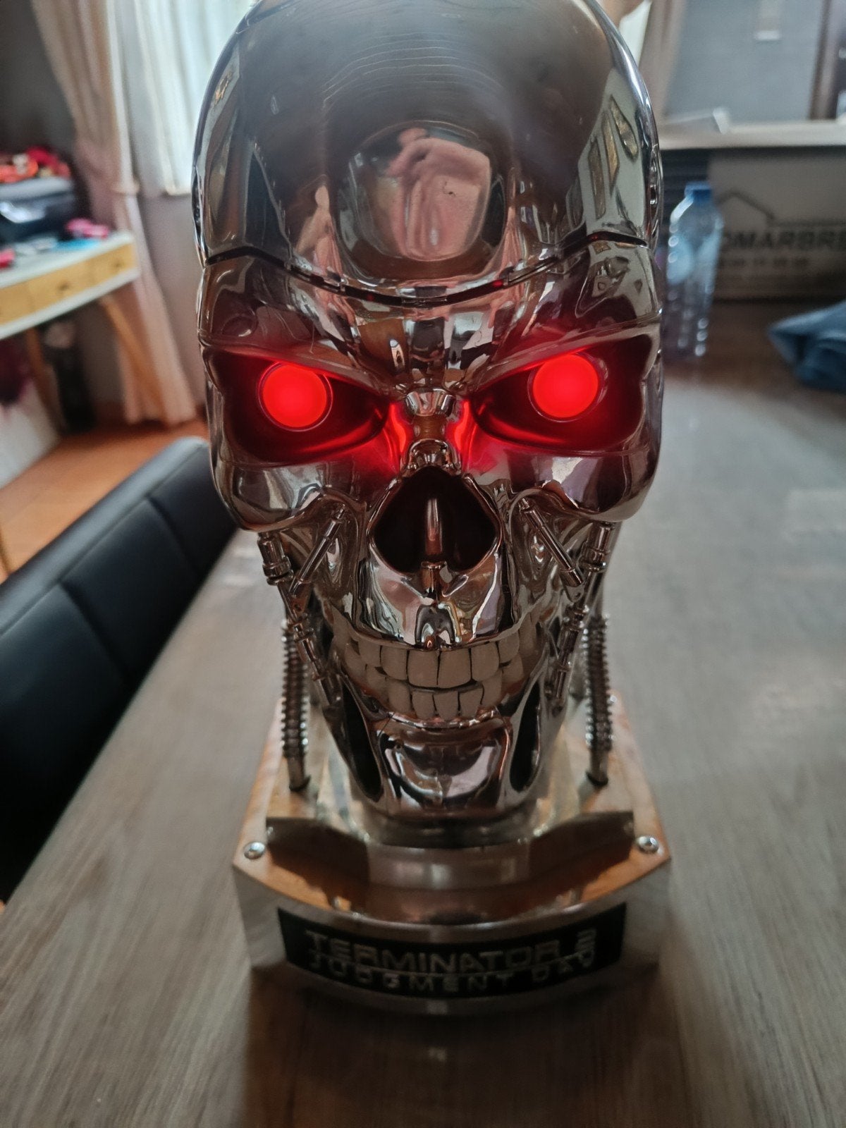 buste Terminator, Enlèvement