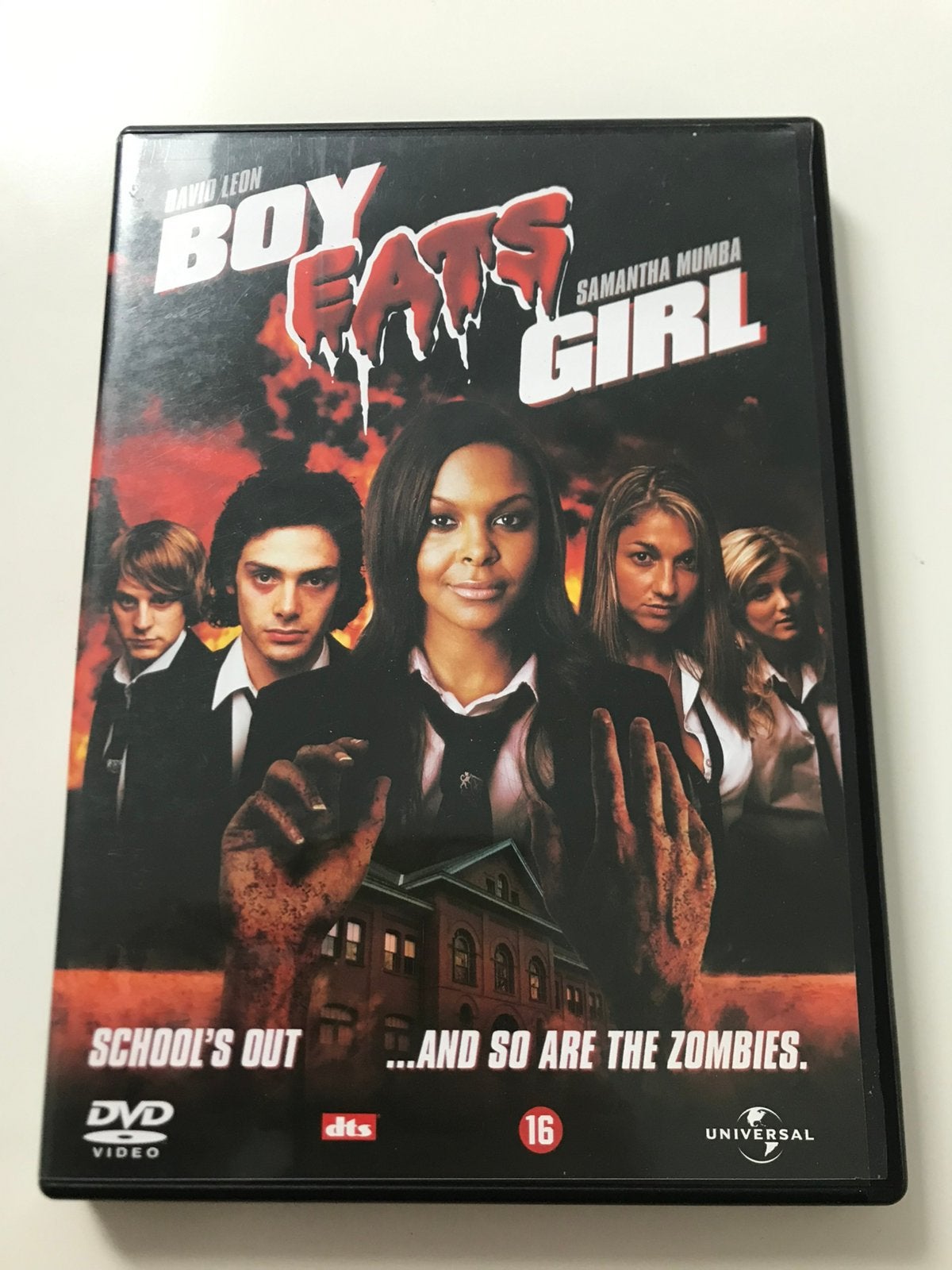 DVD Boy eats Girl, Cd's en Dvd's, Dvd's | Horror, Vampiers of Zombies, Vanaf 16 jaar, Nederlands, Zo goed als nieuw