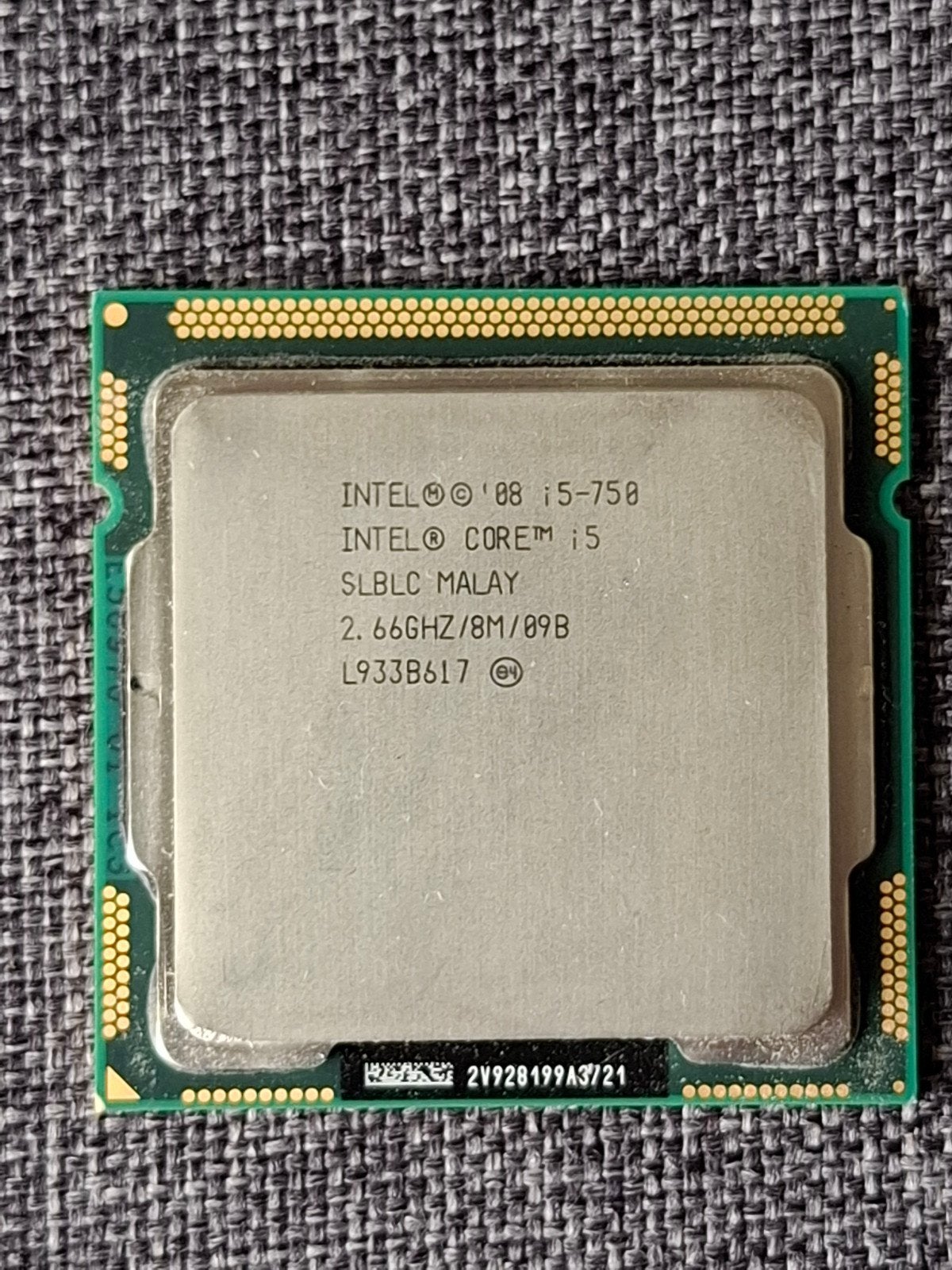 CPU Intel core i5-750, Sockel LGA 1156-2,66 GHz, Computers en Software, Processors, Gebruikt, 4-core, LGA 1156, Intel Core i5