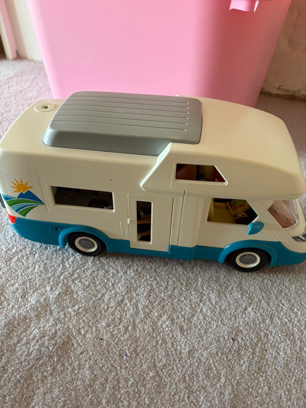 Playmobil mobilhome, Ophalen, Zo goed als nieuw, Losse onderdelen, Voertuig