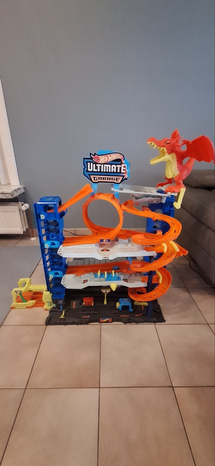 Hot Wheels garage en loopingbaan, Enlèvement, Hot Wheels