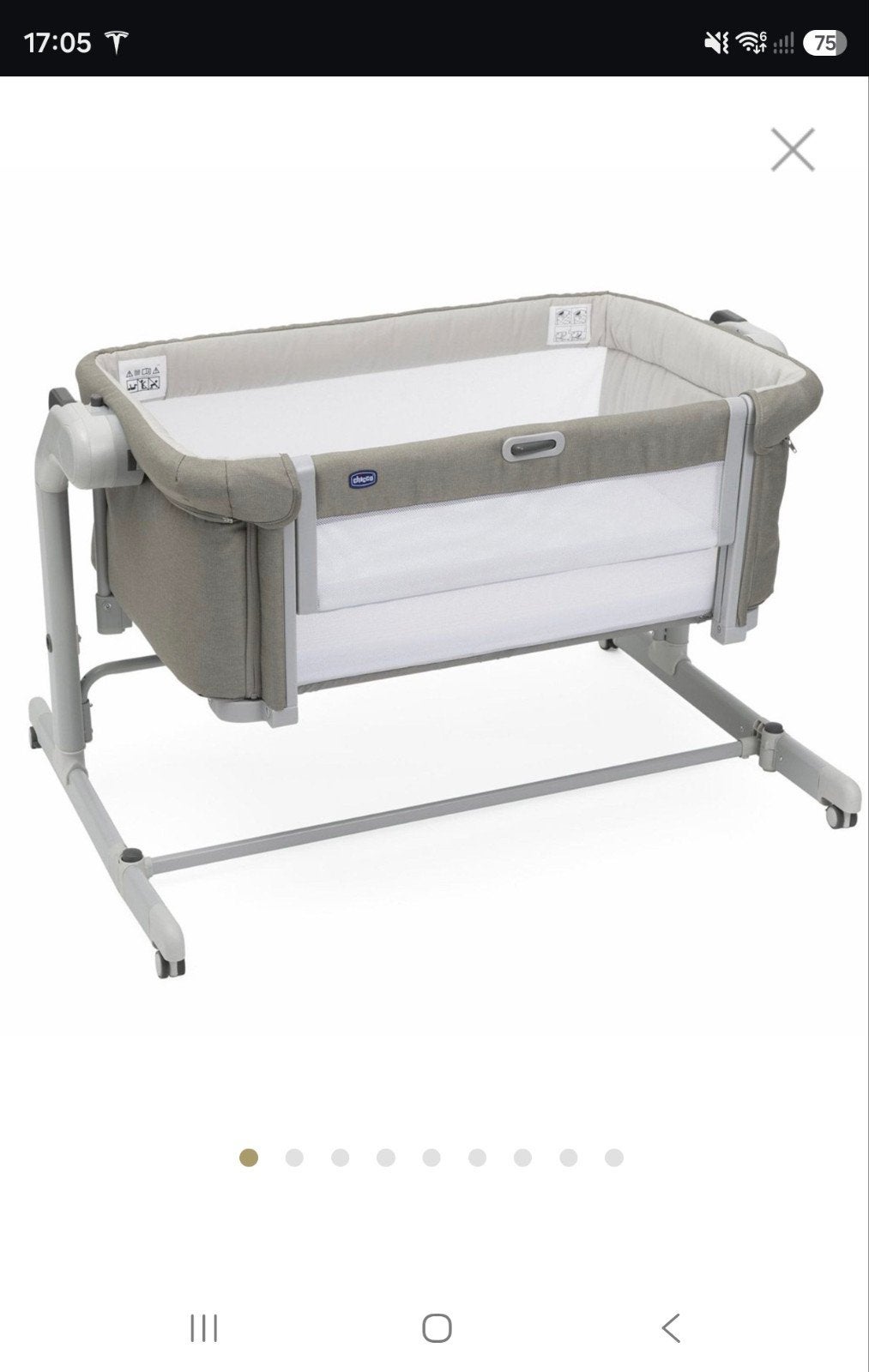 Lit-bébé Chicco Next2Me Magic Evo, Enlèvement ou Envoi, Comme neuf, Berceau
