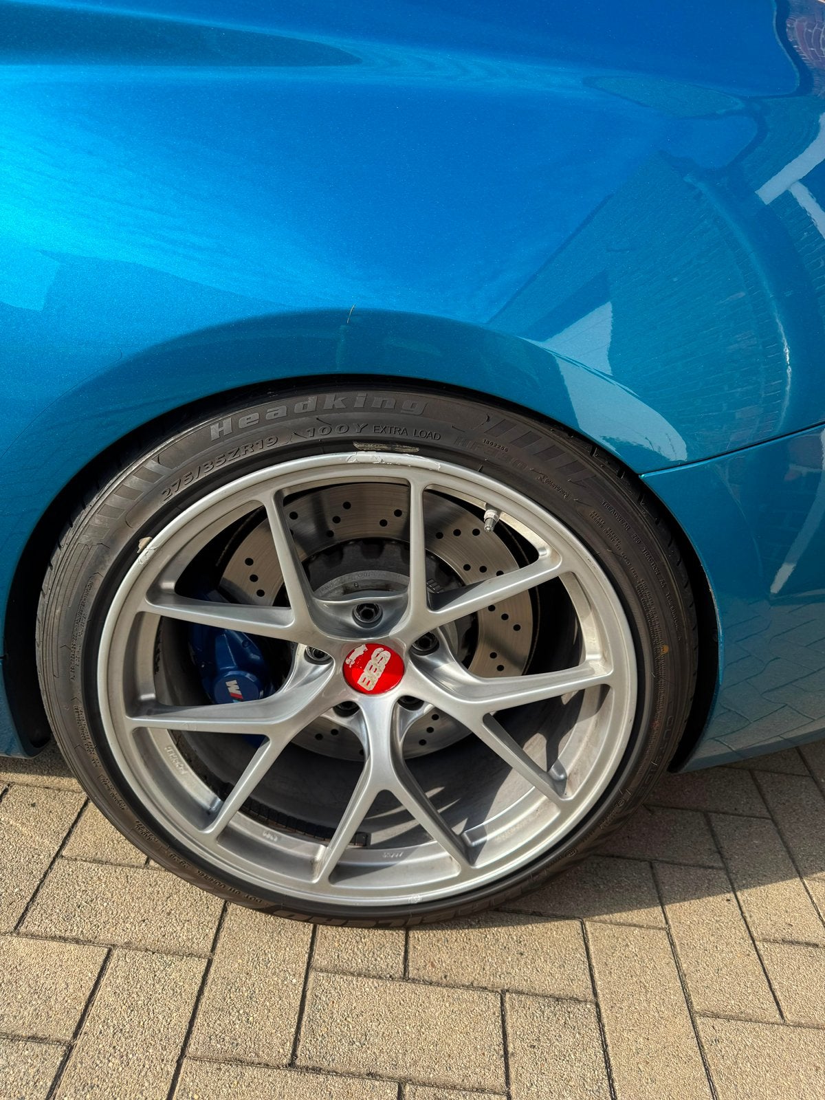 BBS 19x9.5 et20 19x10.5 et35 F8X F80 F82 F83 F87, Gebruikt, 275 mm, Banden en Velgen, Personenwagen
