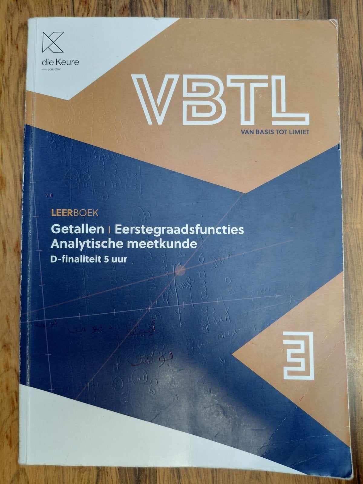 VBTL 3 – leerboek getallen & analytische meetkunde (D – 5 uu, Boeken, Ophalen of Verzenden, Gelezen, ASO, Nederlands