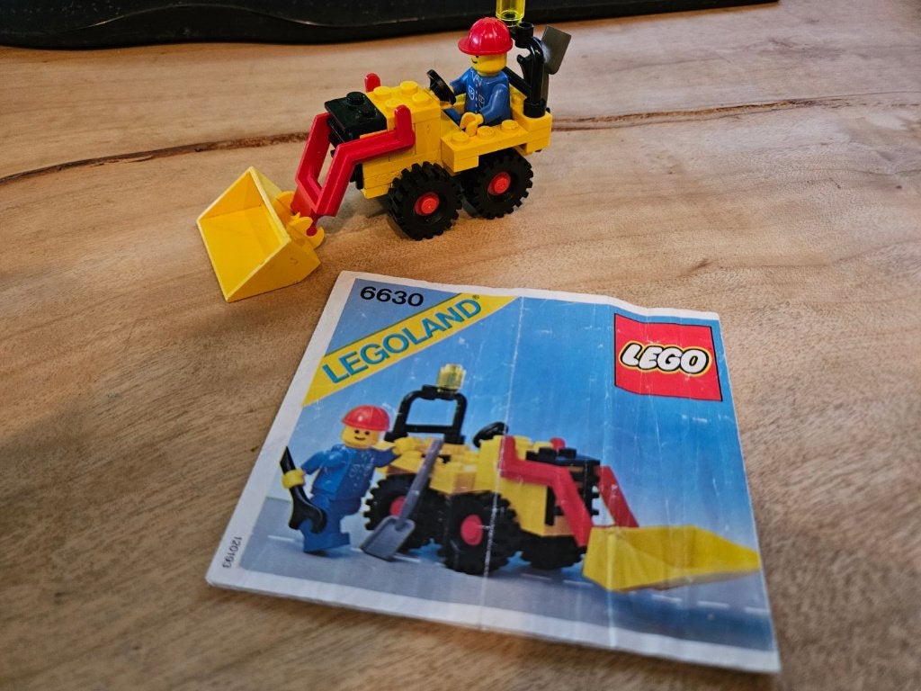 LEGO Classic Town 6630 Bucket Loader met boekje, Kinderen en Baby's, Speelgoed | Duplo en Lego, Compleet, Lego, Ophalen of Verzenden