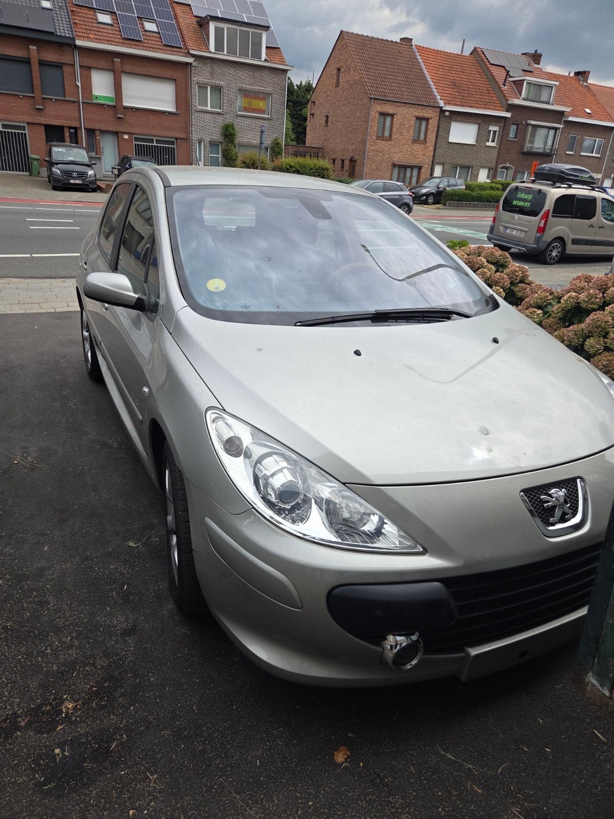 peugeot 307, Auto's, Zwart, 4 cilinders, 1600 cc, Beige