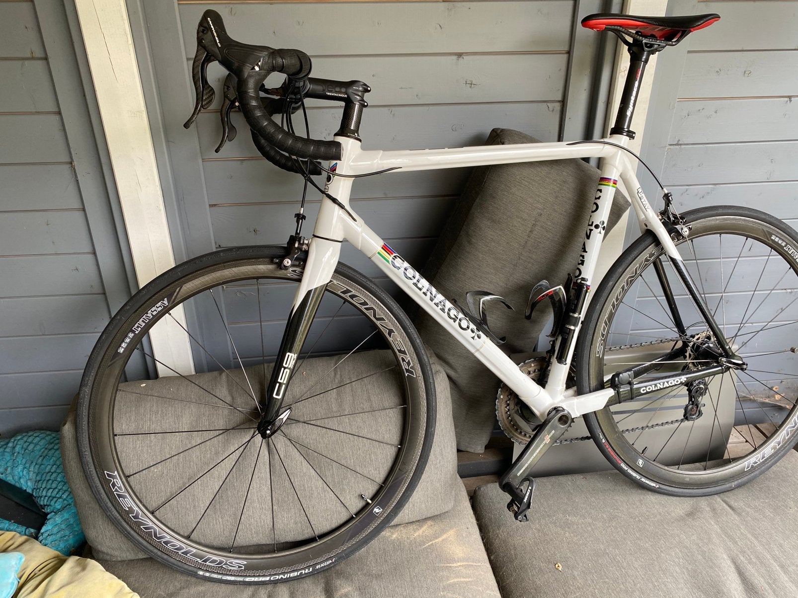 Colnago C59 frame voorvork en originele zadelpe, Fietsen en Brommers, Ophalen, Zo goed als nieuw
