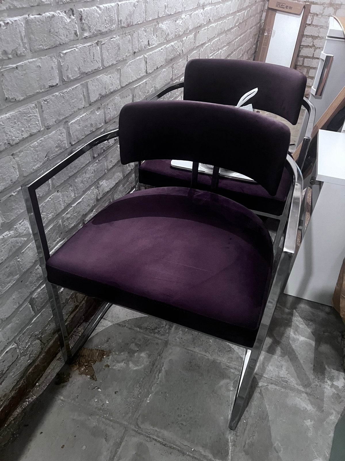2 chaises noires design, Enlèvement ou Envoi, Comme neuf