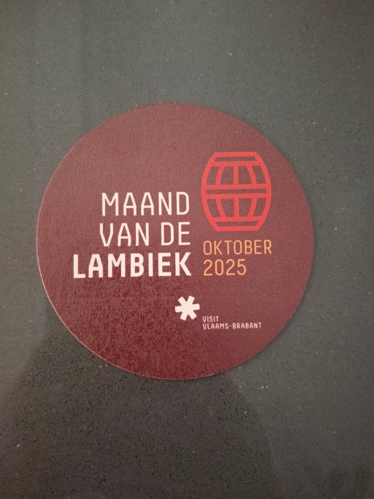 Bierviltje Maand van de Lambiek Oktober 2025, Verzamelen, Ophalen of Verzenden, Nieuw, Viltje(s), Overige merken