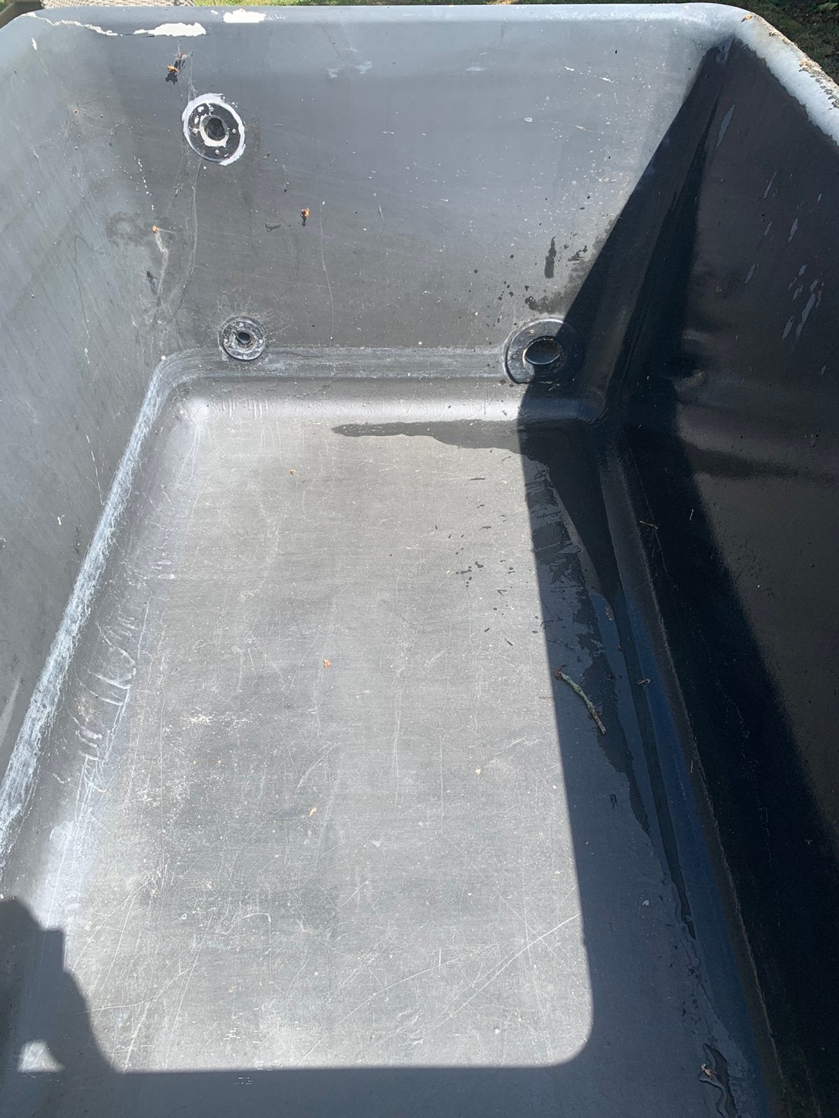 Vijver of quarantainebak met aanvoer en afvoer voor filter, Tuin en Terras, Ophalen, Gebruikt