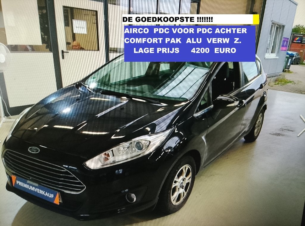 FORD FIESTA FACE LIFT ((  135 KM)) LUXE UITV. TITANIUM 4200, Autos, Euro 5, Achat, 5 portes, Berline