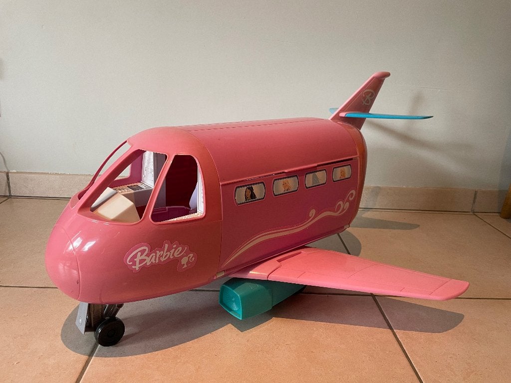 Barbie vliegtuig, Kinderen en Baby's, Speelgoed | Poppen, Ophalen, Gebruikt, Barbie