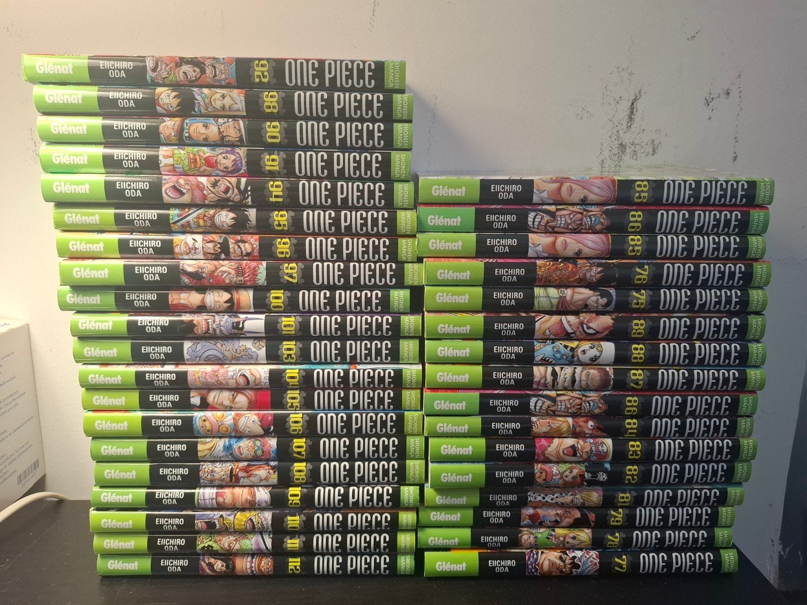 Collection de mangas One Piece – 34 tomes – État neuf, Enlèvement
