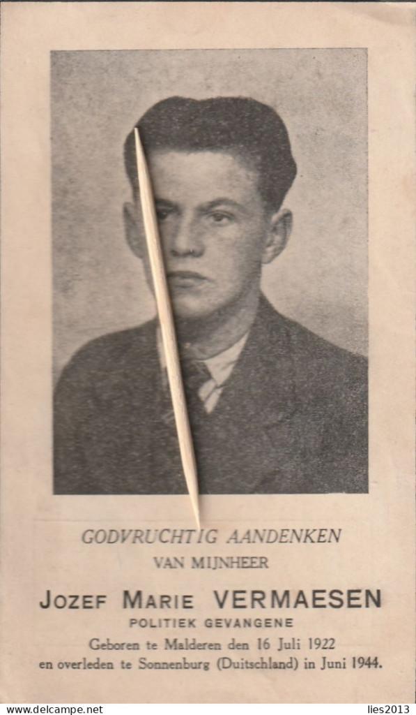 Oorlogsslachtoffer : 1940-45, Jozef Vermaesen, Verzenden
