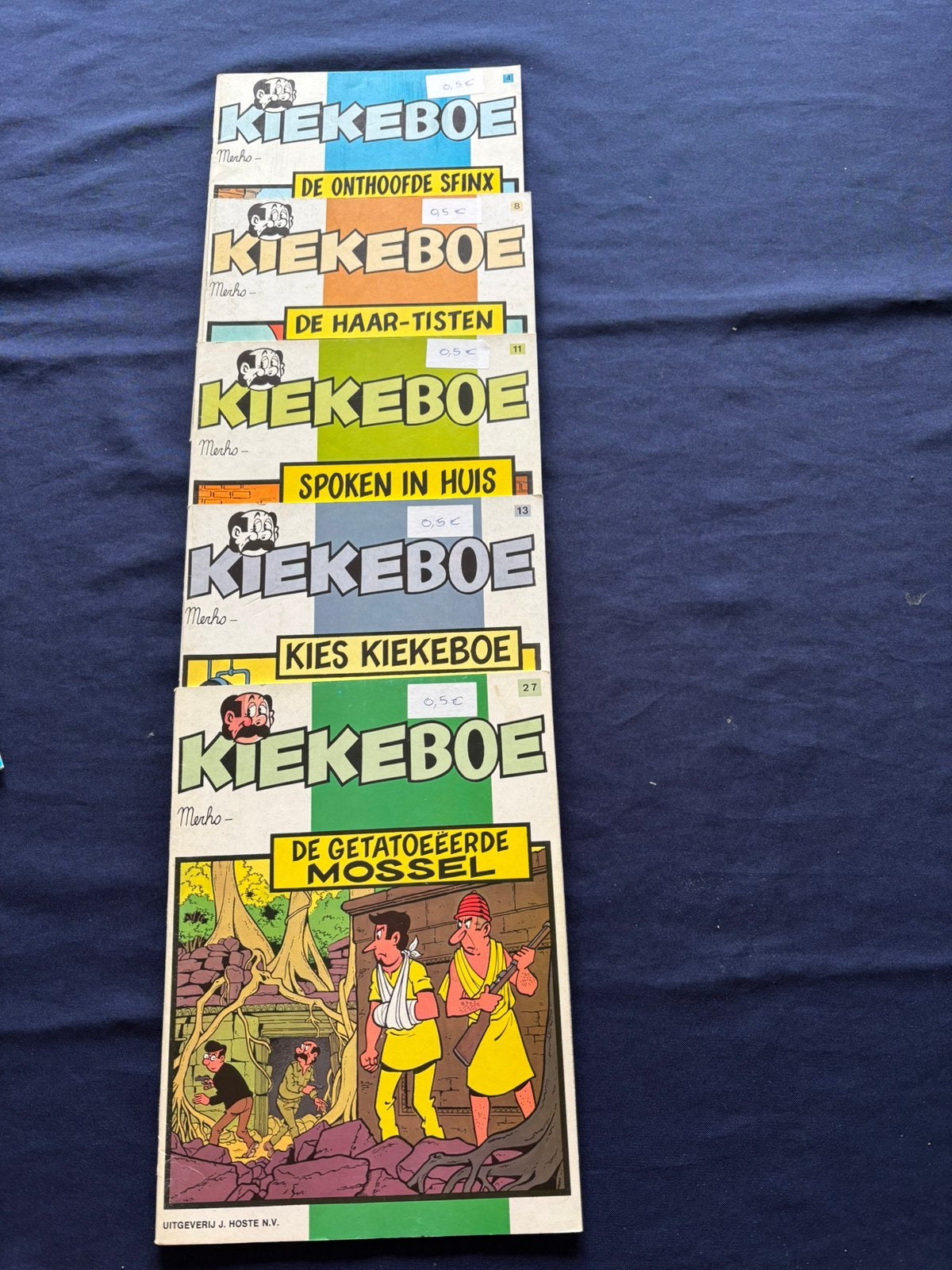 Kiekeboe-strips 5 stuks, Ophalen, Zo goed als nieuw
