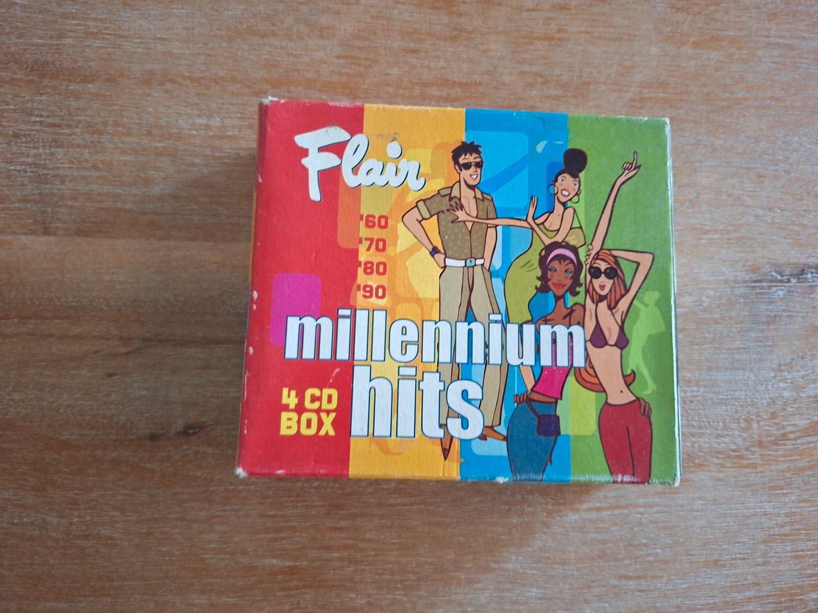 CD Box Flair Millennium Hits 4 cds, Cd's en Dvd's, Cd's | Verzamelalbums, Ophalen of Verzenden, Zo goed als nieuw, Pop