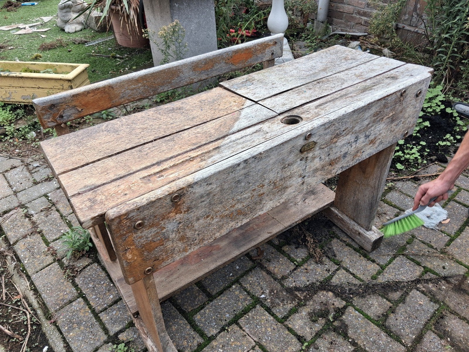 Antiek bureau circa 100jaar oud, Enlèvement