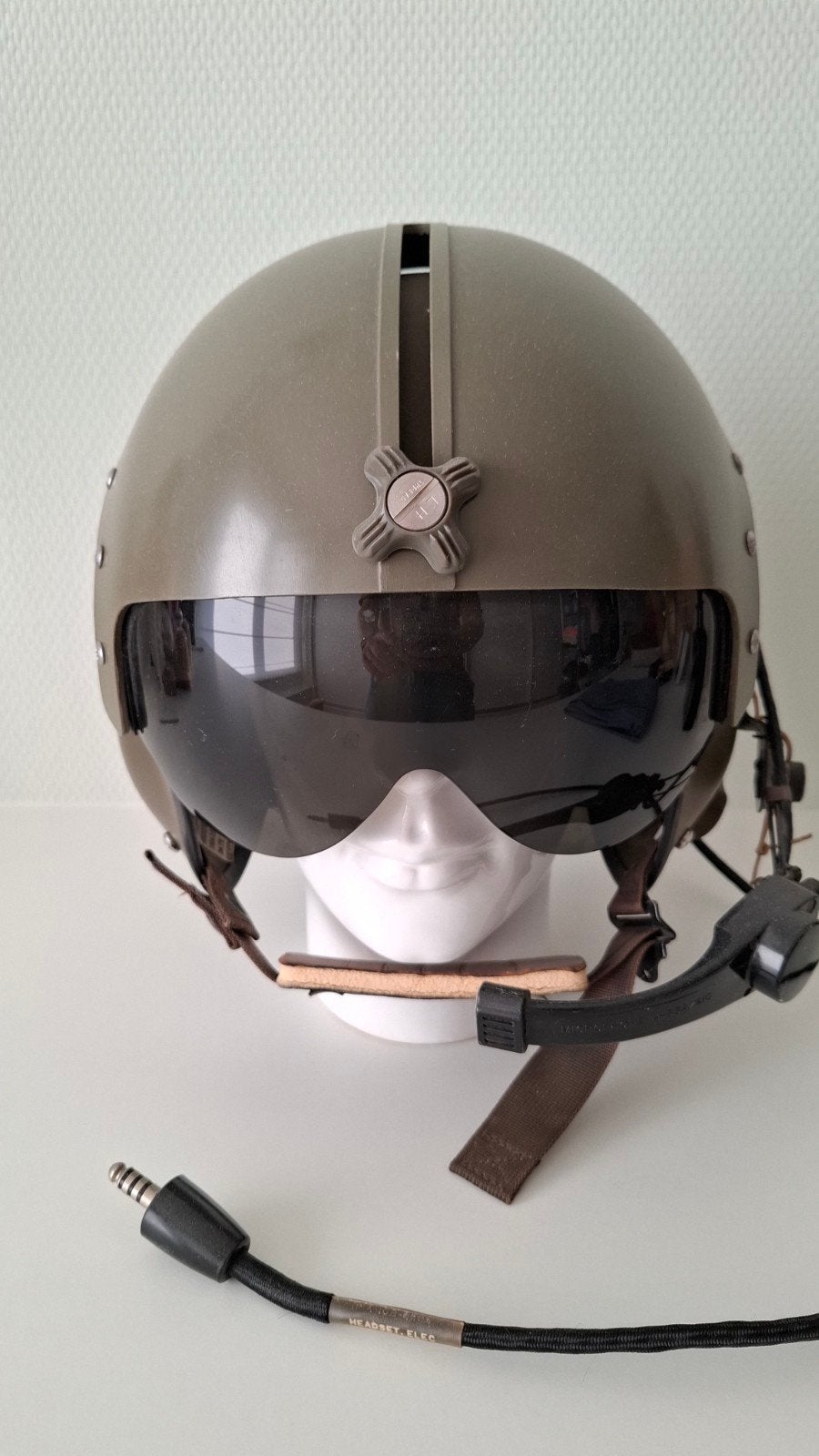 piloten helm huye Vietnam war, Ophalen of Verzenden, Landmacht, Helm of Baret