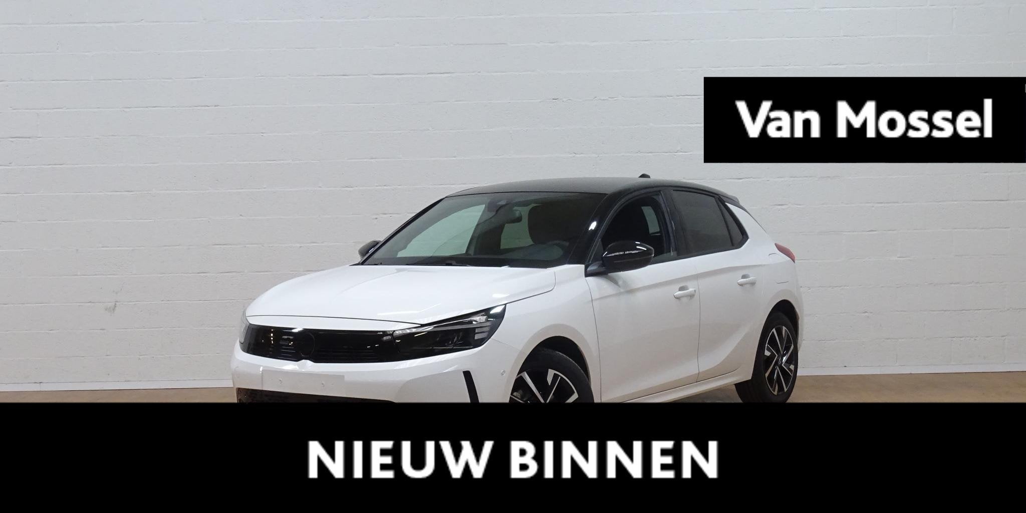 Opel Corsa 1.2 Turbo 74kW S/S GS, Auto's, Opel, 118 g/km, Stof, Gebruikt, Zwart