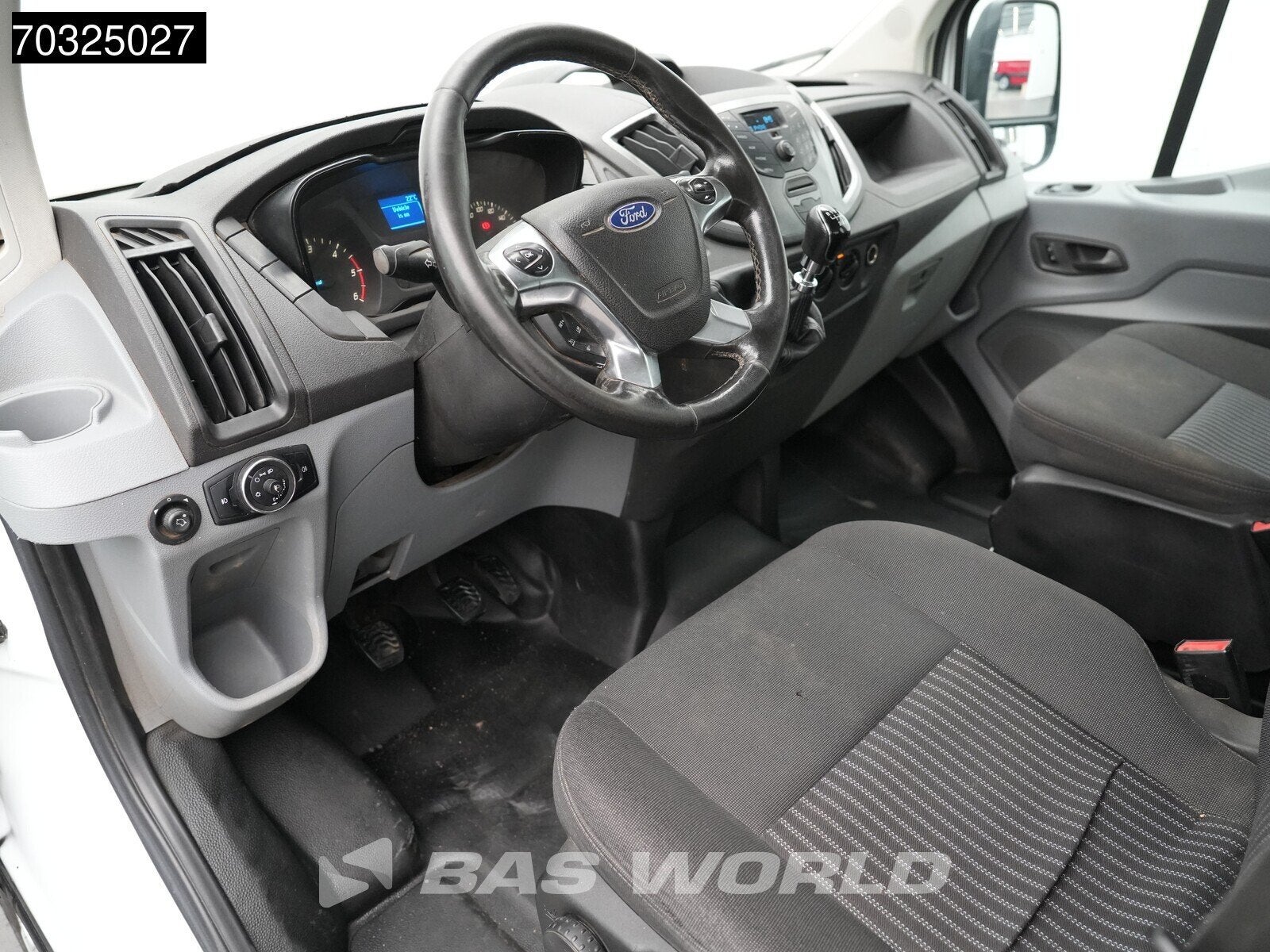 Ford Transit 130pk Dubbel Cabine Kipper Trekhaak Airco Cruis, Auto's, Bestelwagens en Lichte vracht, Stof, Euro 6, 4 cilinders